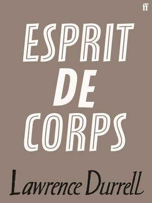 cover image of Esprit de Corps